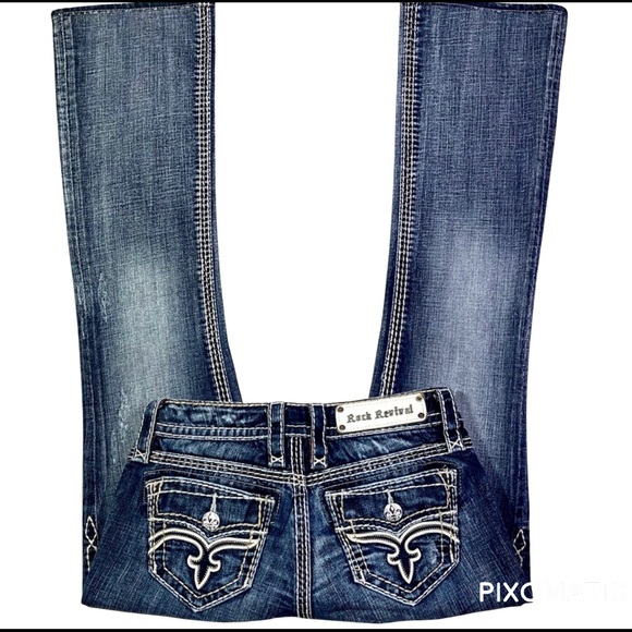Rock Revival Denim - Rock Revival Jamila Boot Cut Jean’s. Size 25